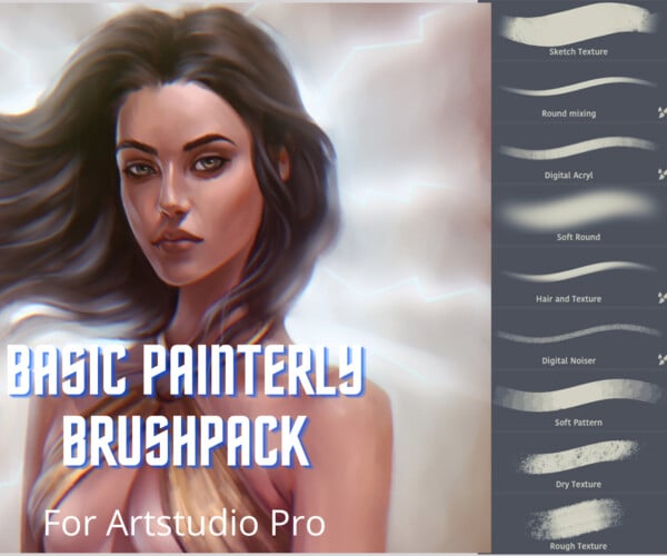 ArtStation - Artstudio Pro Basic Painterly Brushset | Brushes