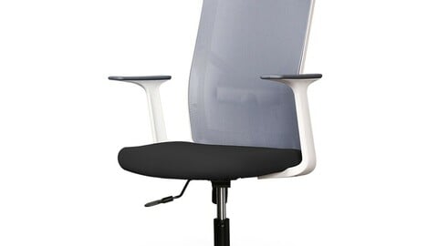 office desk computer chair STC10 gray frame