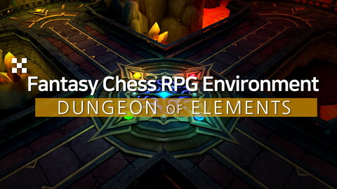 Fantasy Chess RPG Environment - Dungeon of Elements