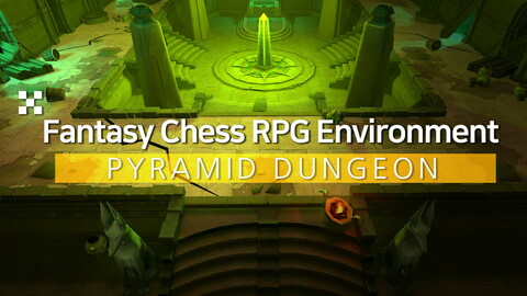 Fantasy Chess RPG Environment - Pyramid Dungeon
