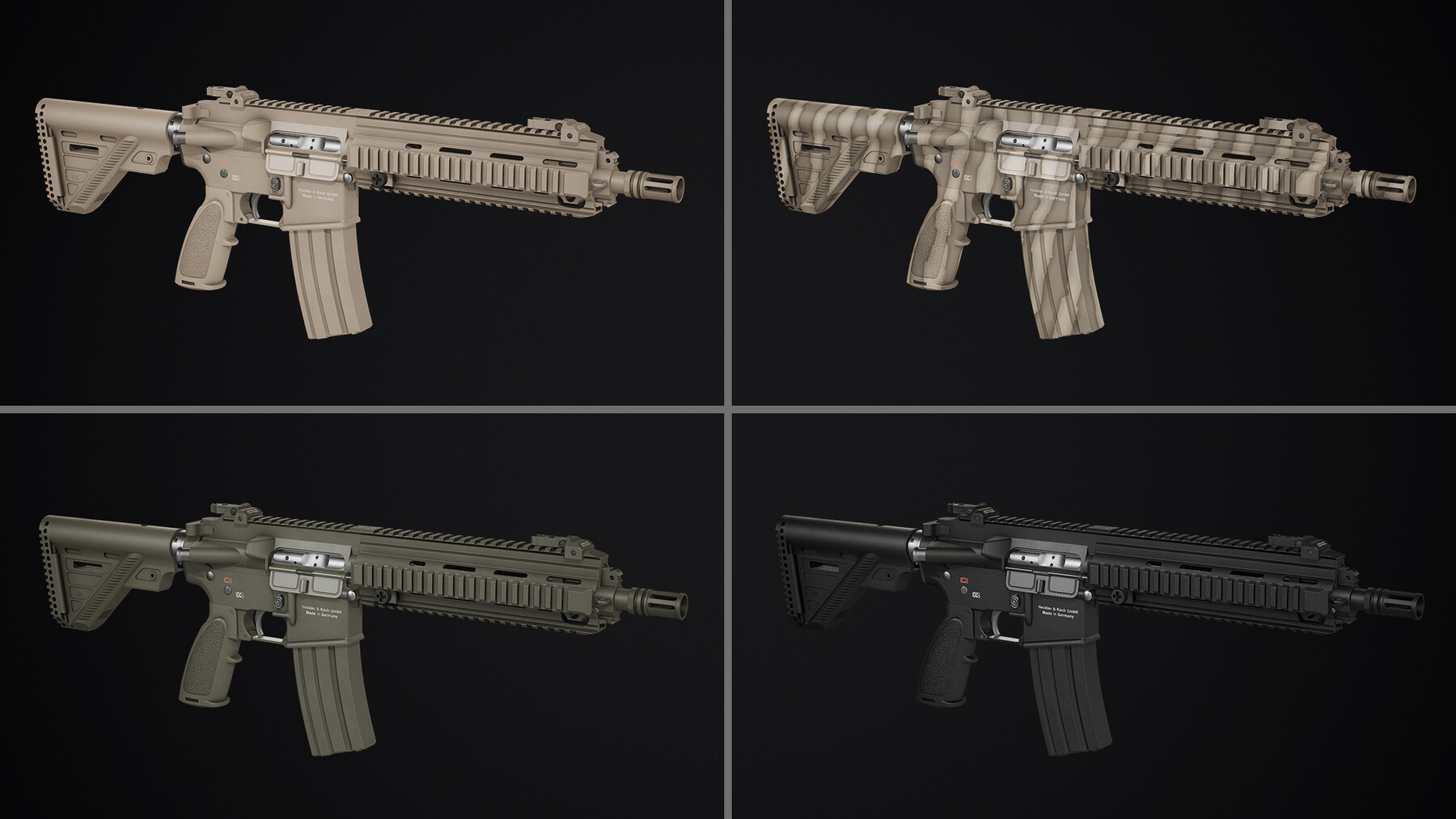 ArtStation - HK416 Modular | Game Assets