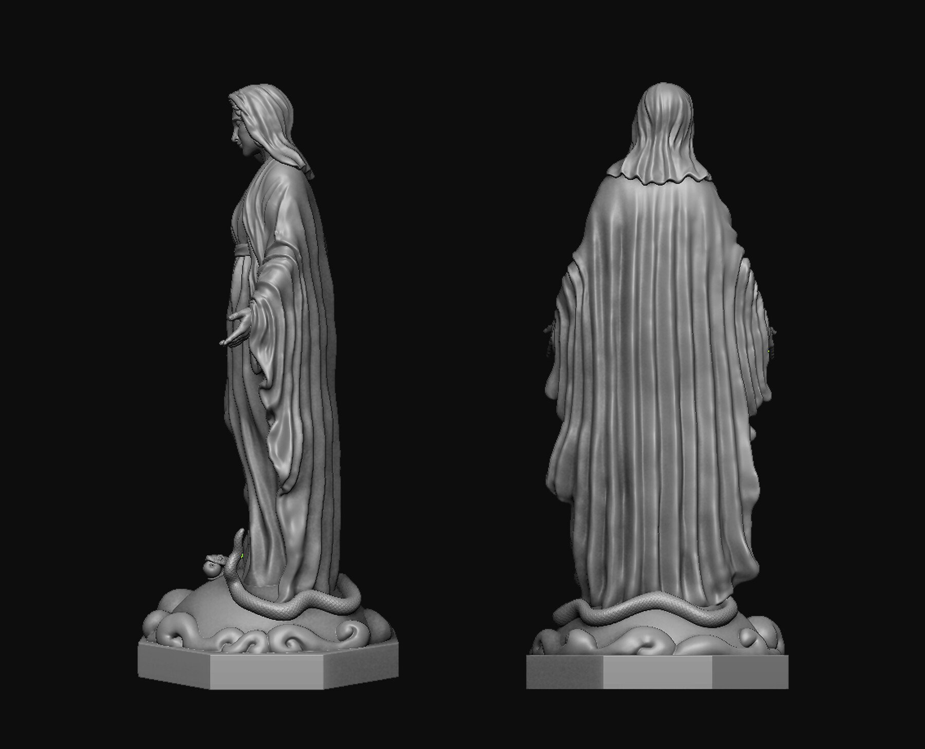 ArtStation - Saint Virgin Mary 3D print | Resources