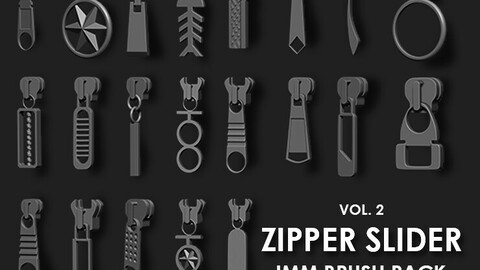 Zipper Slider IMM Brush Pack 21 in One vol. 2