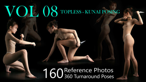 TopLess Art - Female Posing Vol 08 - Reference Pictures