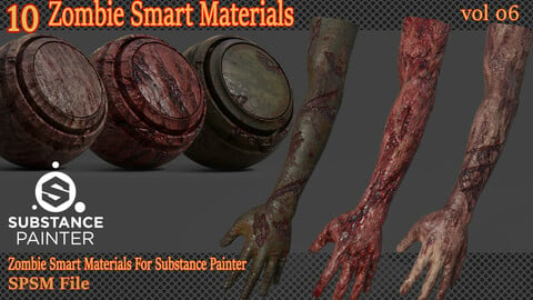 10 Zombie Smart Materials - VOL 06
