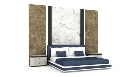 3d modern bed design 01
