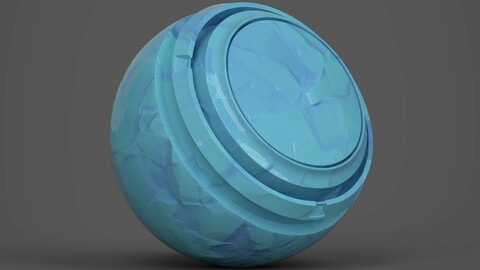 Stylized Water - Glacier- Sbsar Material