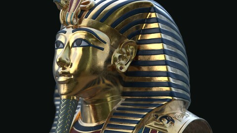 Tutankhamum's gold mask - 3D printing