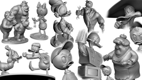 Duck Tales Collection.STL.3d printable