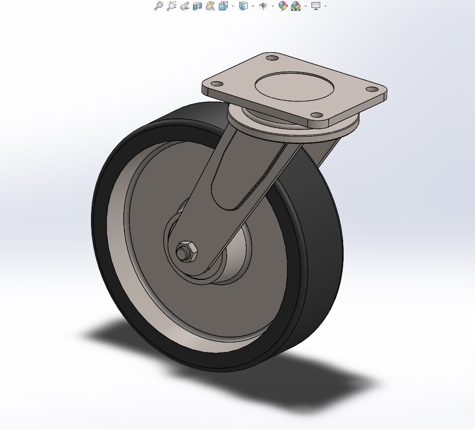 ArtStation caster wheel Game Assets