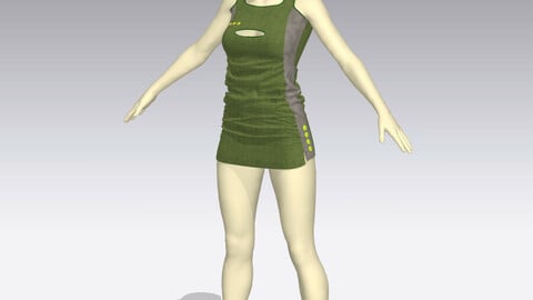 dress for Genesis 8 avatar.