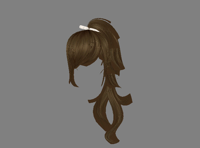 ArtStation - Female hair