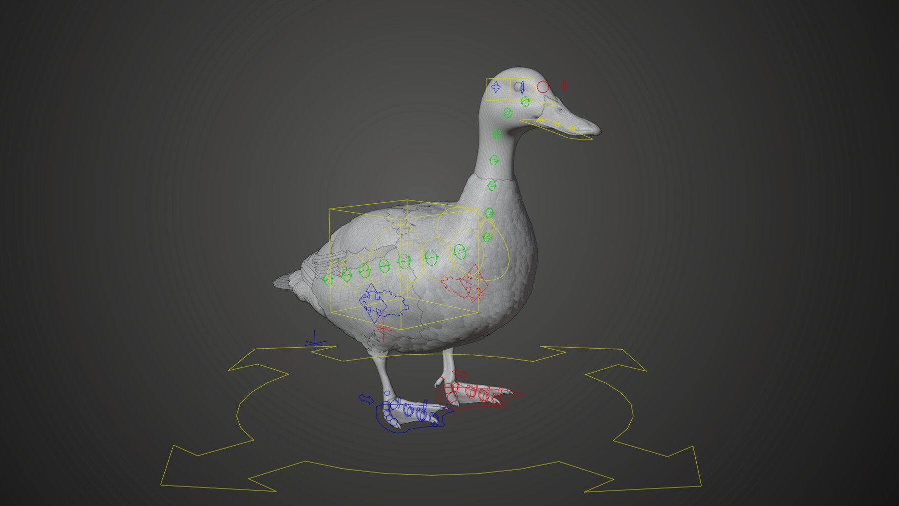 ArtStation - Mallard Female Animated | VFX Grace | Game Assets