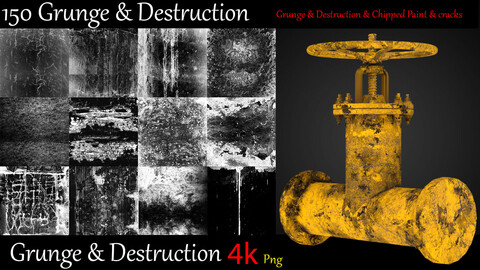 150 Grunge & Destruction (4k) Vol_1