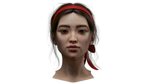 Alice Realistic model of female head
