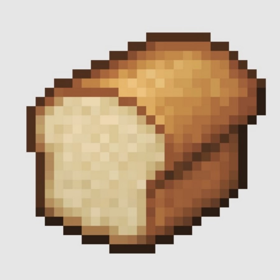 Пиксельный хлеб 16x16