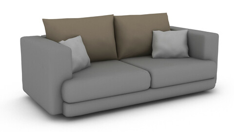 modern sofa model 3D