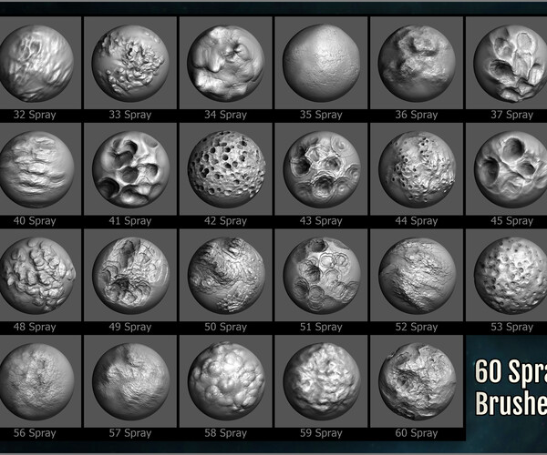 ArtStation - Alien Planet Maker 300 ZBrush Brushes 60 Alphas and 50 ...