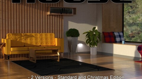 Cozy House For DAZ3D (including Christmas Edition)