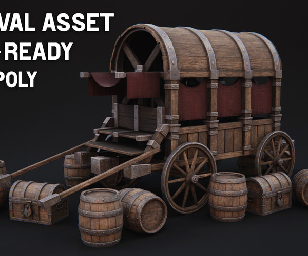 ArtStation - Medieval Asset Game-Ready Low Poly | Game Assets