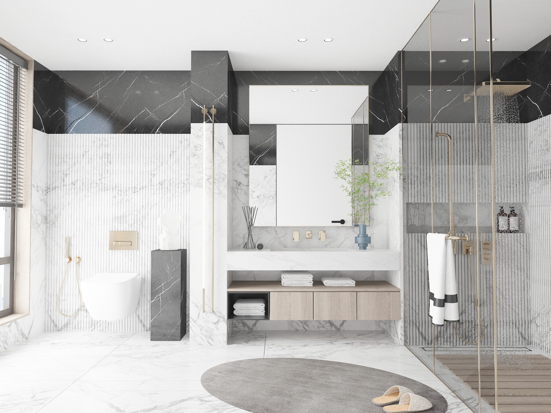 ArtStation - Modern Bathroom - 001 | Resources