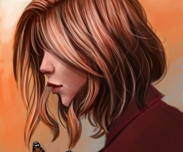 ArtStation Hair drawing process by me+Hair brushes (VOL 1) Tutorials