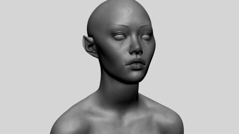Fantasy Female Head 10