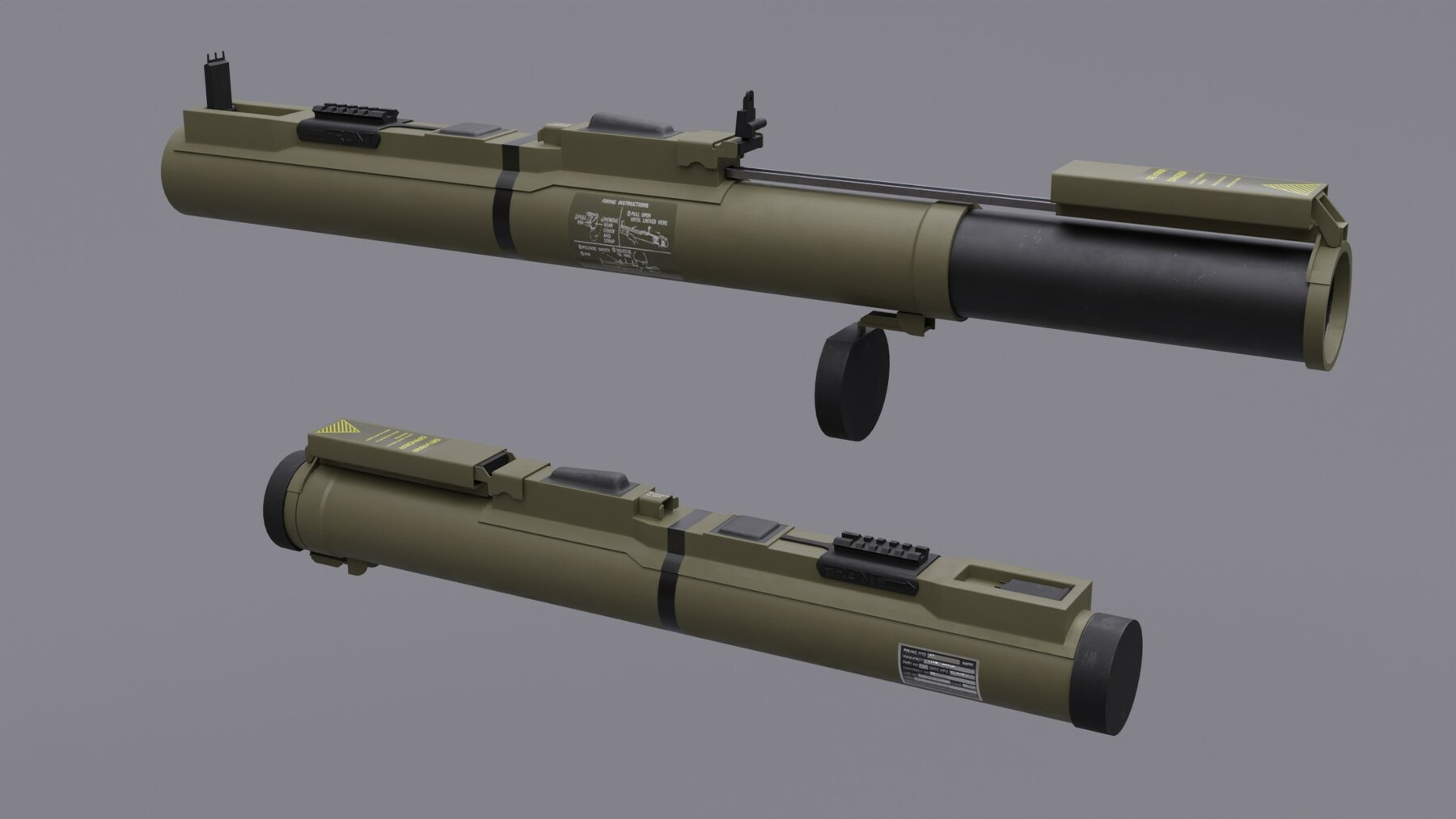 ArtStation - M72A7 LAW Light Anti-Tank Weapon | Game Assets