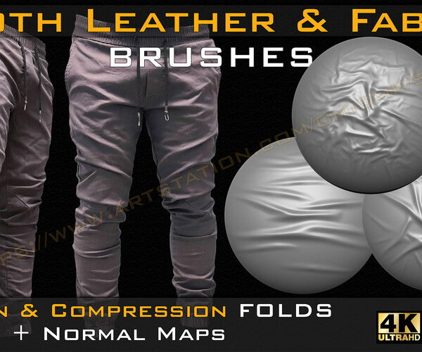 ArtStation - 173 Fabric Brushes and Alphas Bundle ( 30% OFF ) VOL 02 ...