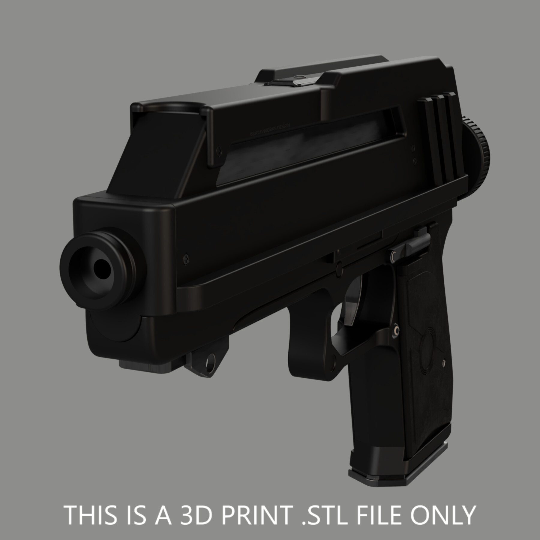 ArtStation - DC-17 Blaster Pistol (Long and Short Versions) - 3D Print ...