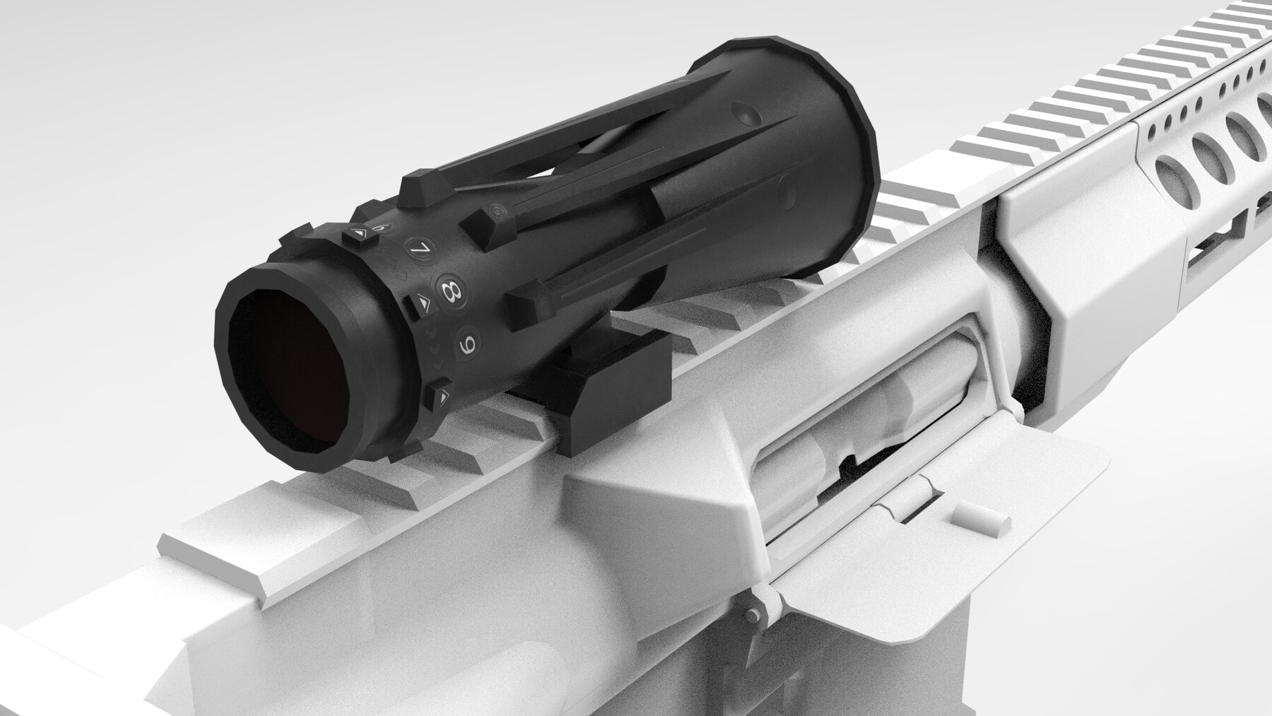 ArtStation - Scifi Low Poly Scope VR | Game Assets