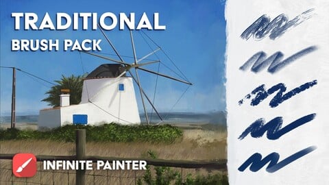 Traditional Brush Pack for Infinite Painter