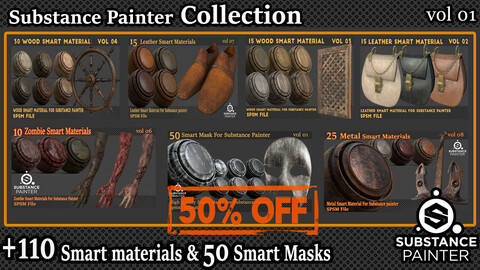 Substance Painter Collection - Vol 01 ( 50% OFF )