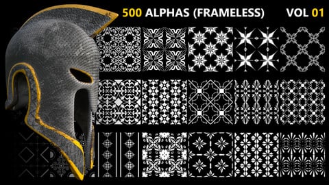 500 ALPHAS (FRAMELESS) (PNG) (4K)