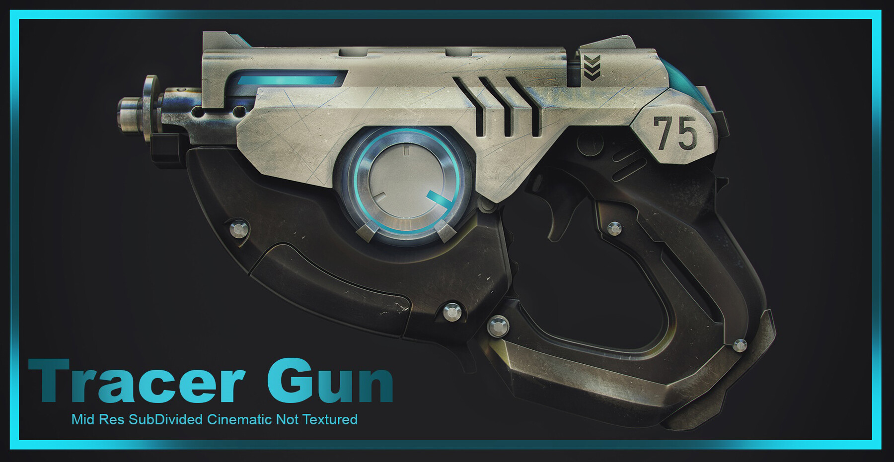 Tracer – Overwatch 2 Undersuit Pattern – Gun Head Design