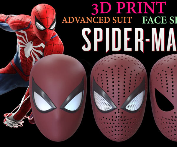 Spider Man Mask 3D model 3D printable