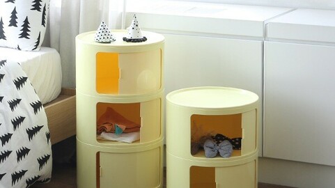 Genie round storage cabinet