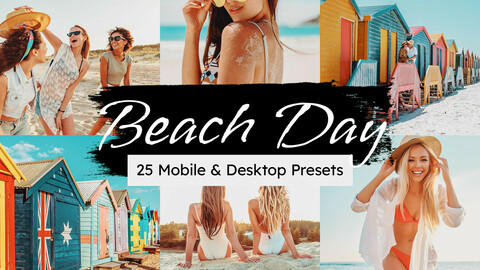 25 Beach Day LUTs & Lightroom Presets