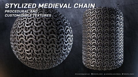 Stylized Medieval Chain - FREE