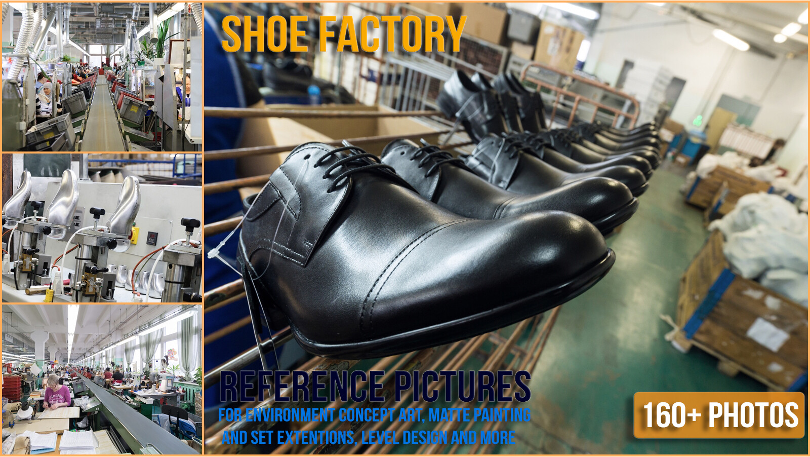 ArtStation - 160 Photos Shoe factory | Resources