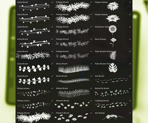 ArtStation - Spring Brush Set for Procreate | Brushes