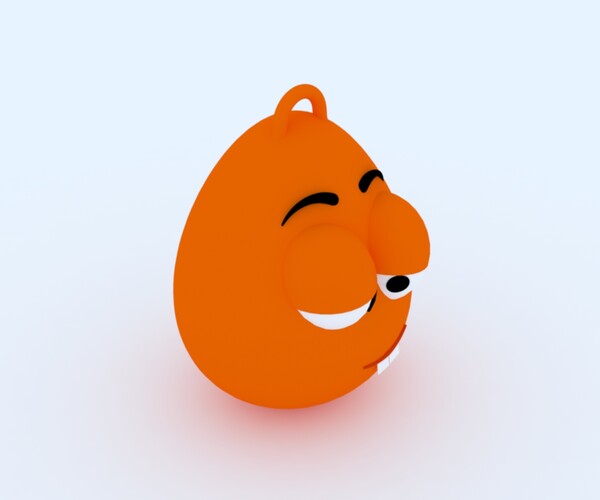 ArtStation Sleepy Emoji Keychain Resources