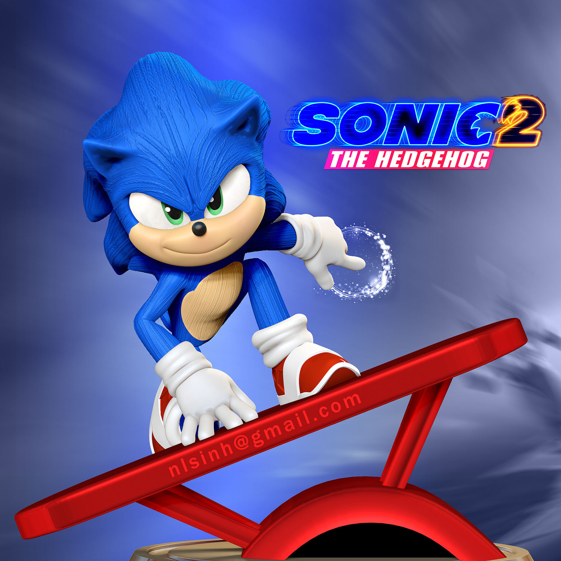 ArtStation - sonic the hedgehog 3 poster