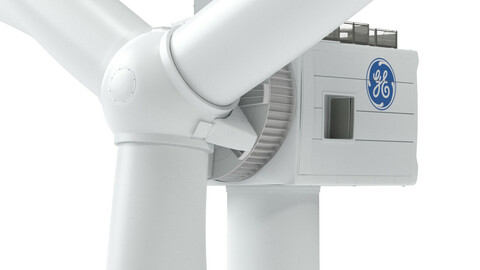 Wind Turbine GE Haliade-X 13MW 3D model