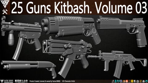 25 Guns Kitbash Volume 03