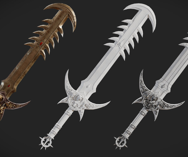 ArtStation - Ritual sword | Game Assets