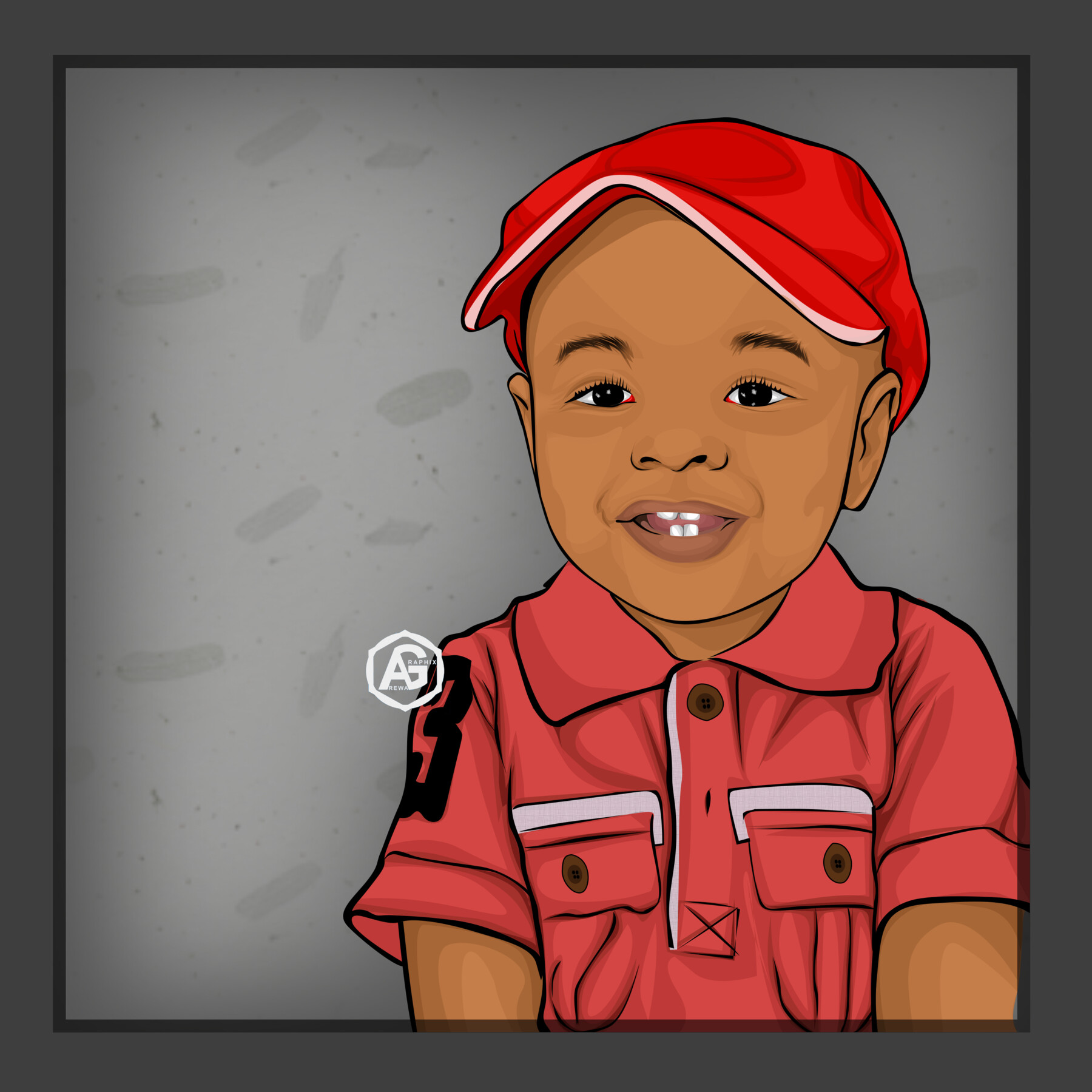 ArtStation Smiling Boy vector art Artworks