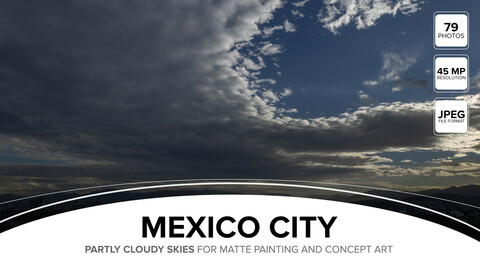 Mexico City Partly Cloudy Skies Pack 1