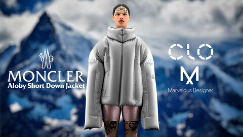 Moncler Aloby Short Down Puffer Jacket