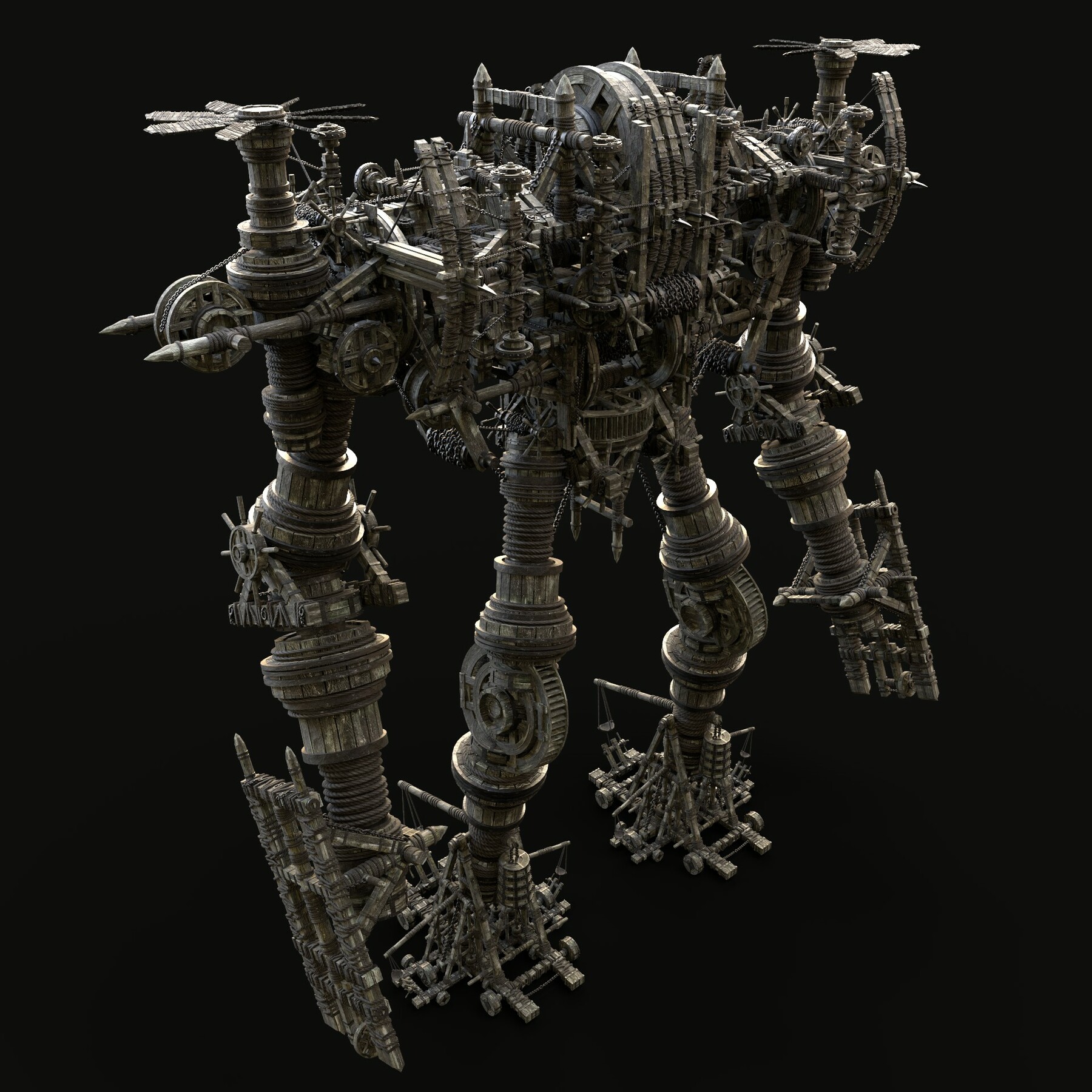 ArtStation - MECH GIANT ROBOT SIEGE WAR MACHINE MEDIEVAL MECHA ...